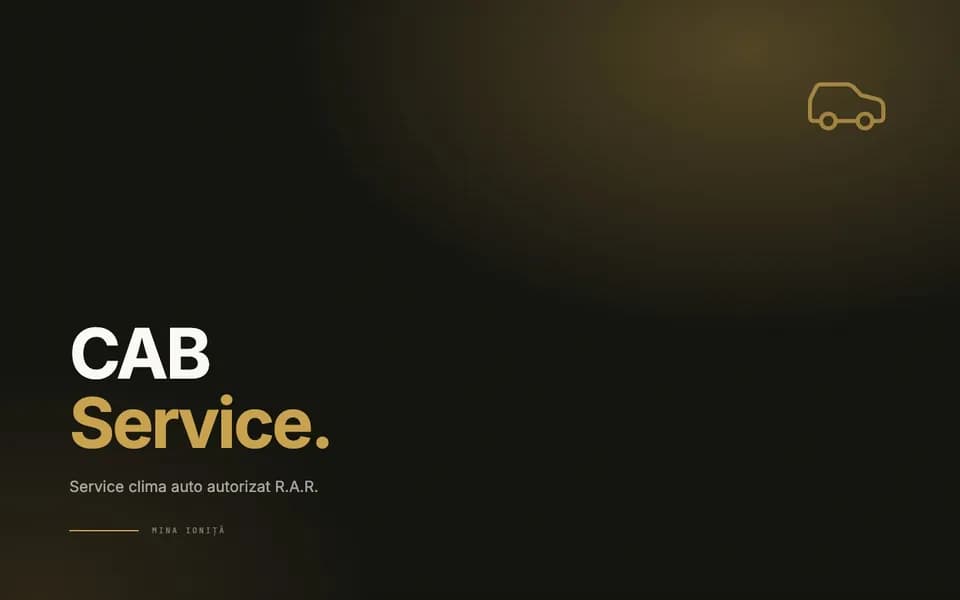 CAB Service — Service clima auto autorizat R.A.R.
