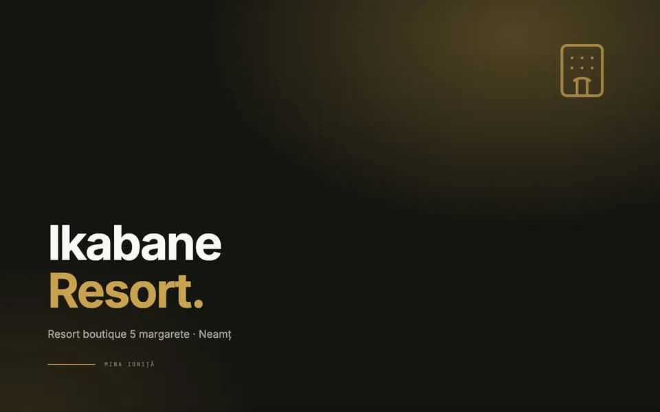 Ikabane Resort — Resort boutique 5 margarete · Neamț
