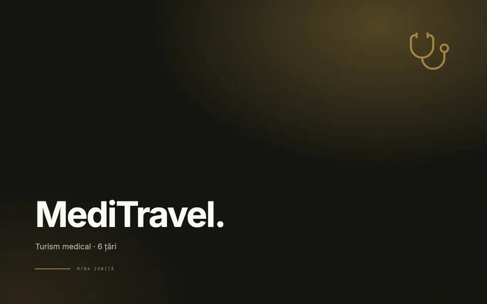 MediTravel — Turism medical · 6 țări